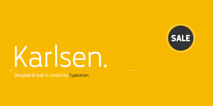 Karlsen: 14 fonts for only $40