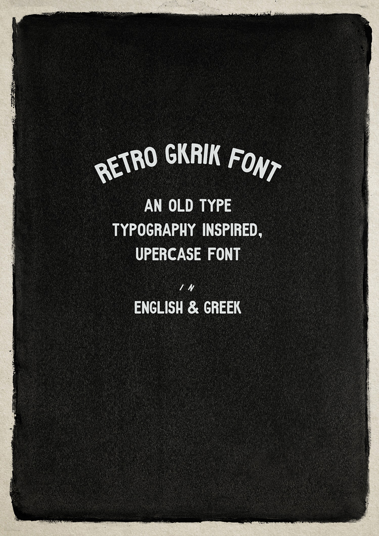 Free font: Retro