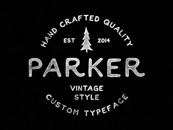 Free font: Parker