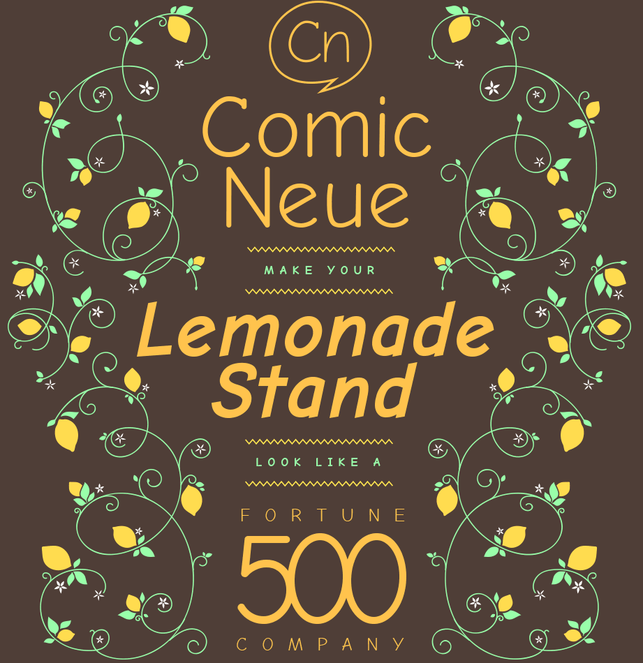 Free font: Comic Neue