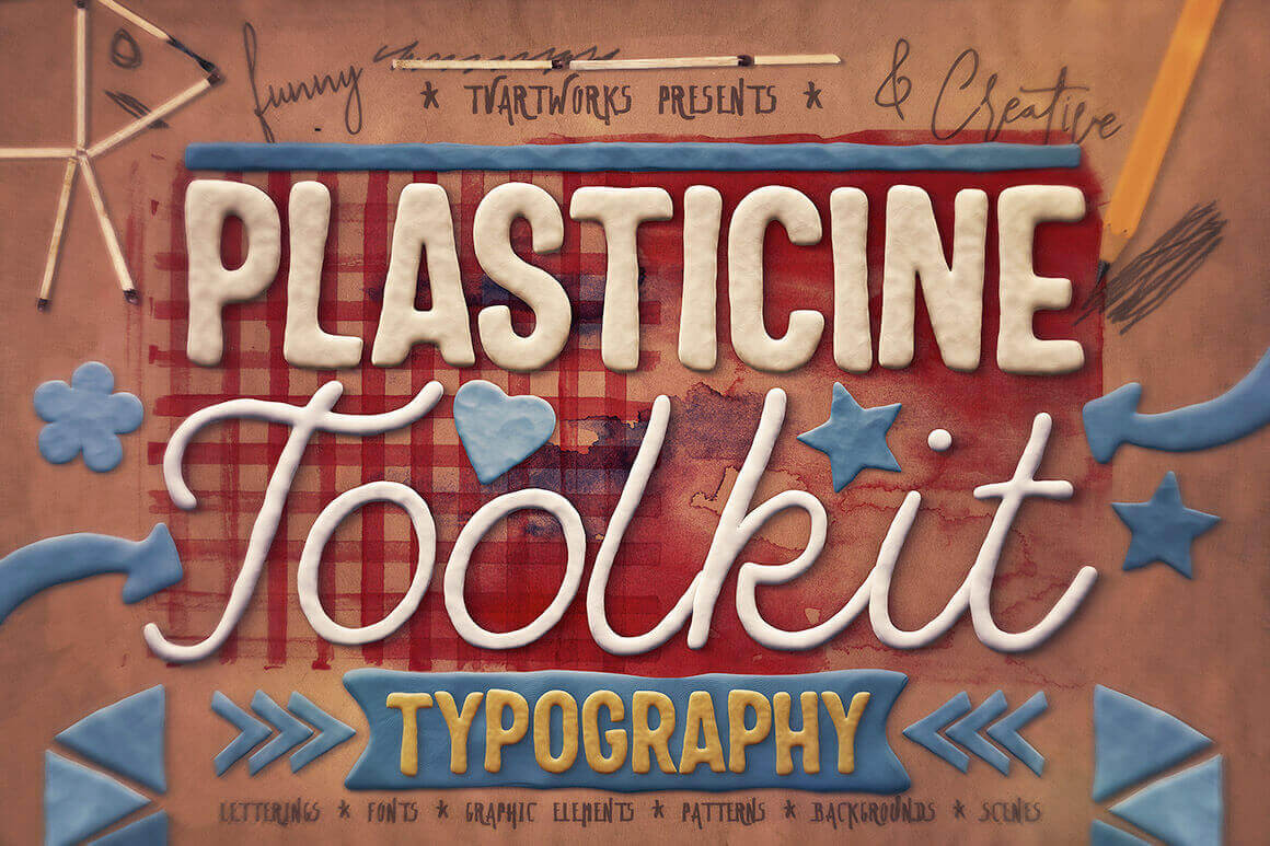 Plasticine Typography Toolkit